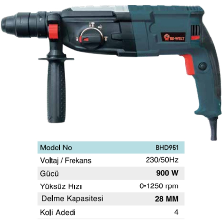 BHD 00951 28 MM KIRICI DELİCİ HİLTİ 